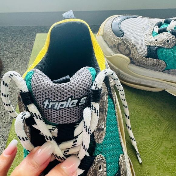 Gucci X Balenciaga The Hacker Project Sneaker Sz 36 - Picture 4 of 7